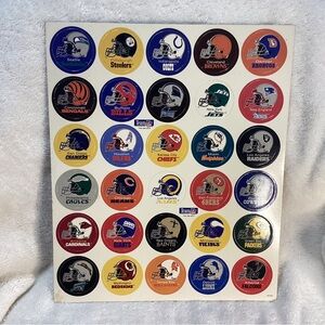 RARE 1994 NFLP TEAM NFL Team Logo Pogs Multicolor